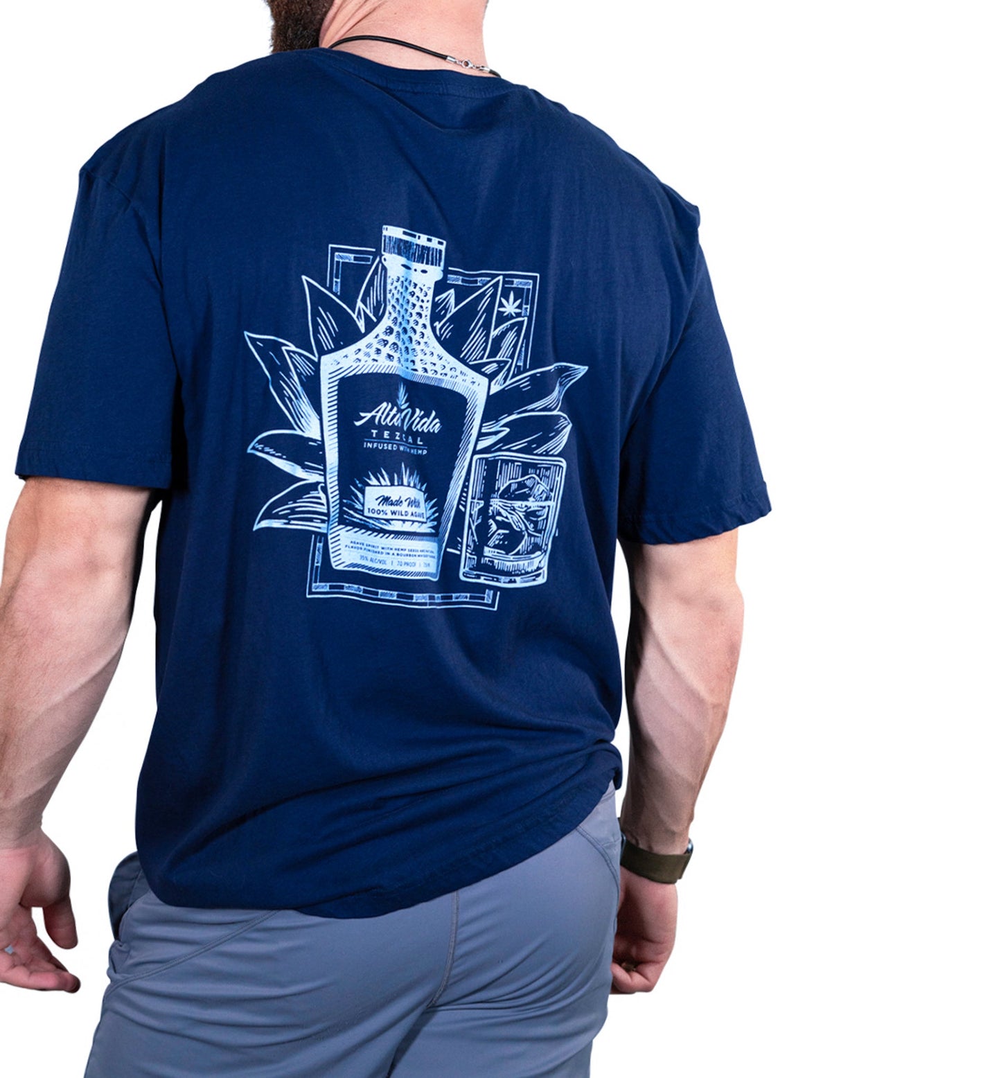 Graphic Bottle Tee Men